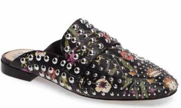 Vince Camuto Studded Floral Mule